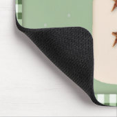 Primitiver Schneemann-Mauspad Mousepad (Ecke)