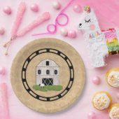 Primitiver Stall Pappteller (Party)