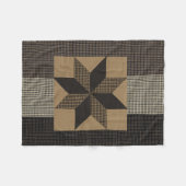 "Primitiver Stil" Fleece Blanket (Vorderseite (Horizontal))