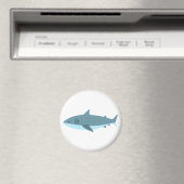 Primitiver Stil für Weißer Hai Magnet (In Situ (Geschirrspüler))