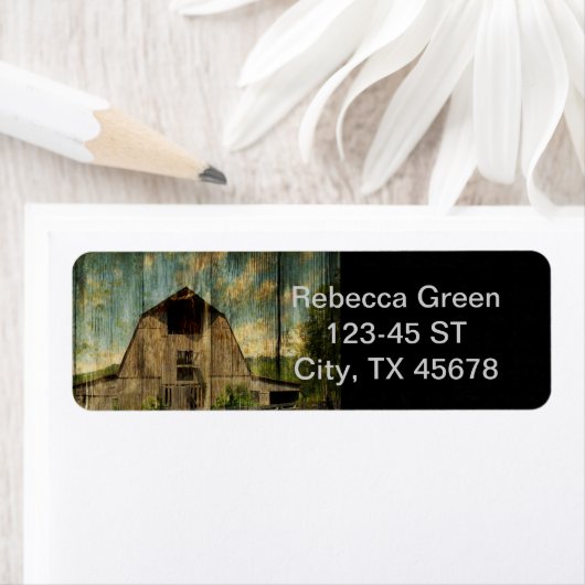 Primitiver Western Land alter Stall (Insitu)