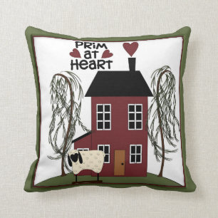 Primitives an den Herz-Land-Schafen u. am Kissen