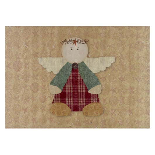 Primitives Angel-Glas-Zuschnitt-Board Schneidebrett (Vorderseite)