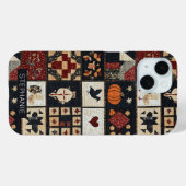 Primitives Bauernhaus Appliqué & Geometric Case-Mate iPhone Hülle (Rückseite (Horizontal))
