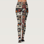 Primitives Bauernhaus Appliqué & Geometric Leggings (Rückseite)