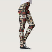 Primitives Bauernhaus Appliqué & Geometric Leggings (Rechts)