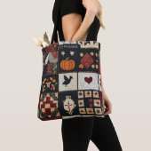 Primitives Bauernhaus Appliqué & Geometric Tasche (Von Nahem)