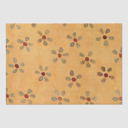 Primitives Blumengewebe Seidenpapier (Vorderseite)
