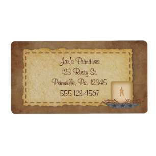 Primitives Candle-Business-Label