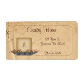 Primitives Candle-Business-Label (Vorne)