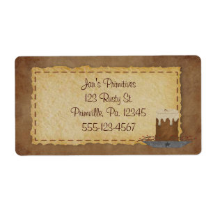 Primitives Candle-Business-Label