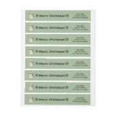 Primitives Country Snowman Wraparound Address Labe (Bogen)