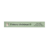 Primitives Country Snowman Wraparound Address Labe (Person)