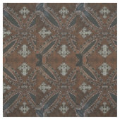 Primitives Cowboy Western Land Tooled Leather Stoff (Muster)