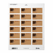 Primitives Designlabel Adressaufkleber (Vorne)