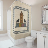 Primitives Duschvorhang (Beispiel)