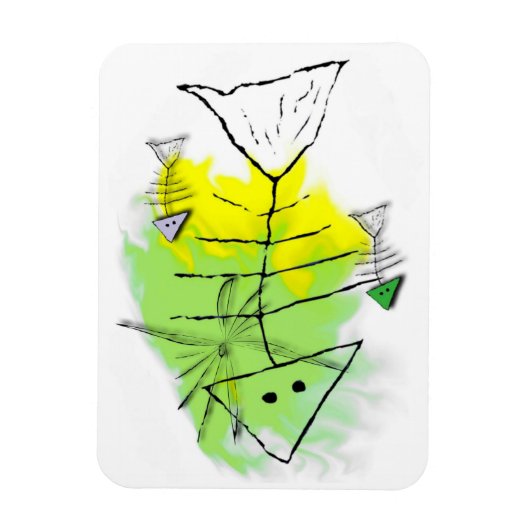 Primitives Fischmagnet Magnet (Vertikal)