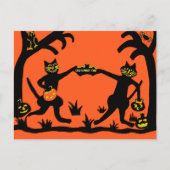 Primitives Halloween Postkarte (Vorderseite)
