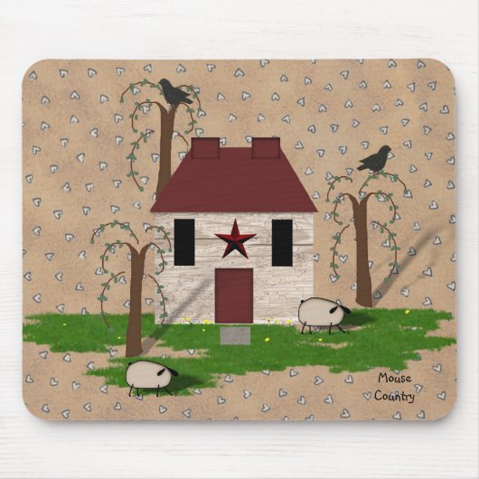 Primitives Haus Mousepad (Vorne)