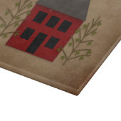 Primitives Hausglas-Schneidboard Schneidebrett (Ecke)