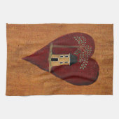 Primitives Herz Küchentuch (Horizontal)