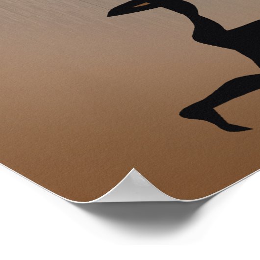 Primitives Höhlenkunstposter Poster (Ecke)