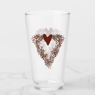 Primitives Pip Berry Herz-Wreath-Glas Glas