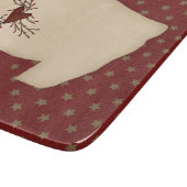 Primitives Schweinegrill-Schneidbrett Schneidebrett (Ecke)