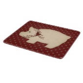 Primitives Schweinegrill-Schneidbrett Schneidebrett (Ecke)