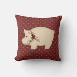 Primitives Schweinekissen Kissen