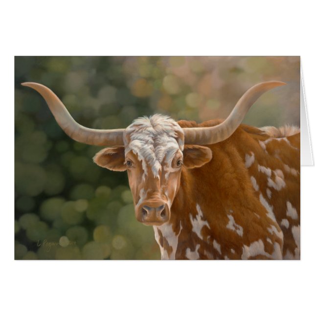 "Primo" - Texas Longhorn (Vorderseite (Horizontal))