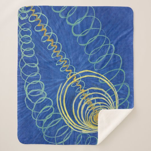 Primordial Chaos 16 | Hilma af Klint | Sherpadecke (Vorderseite)