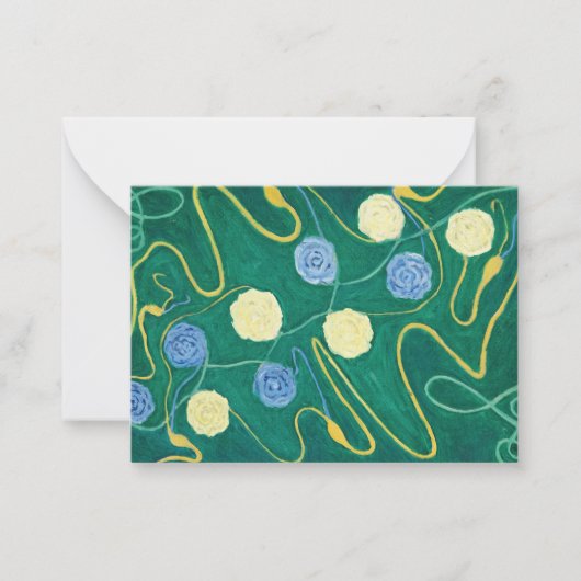 Primordial Chaos, Gruppe 1, Nr. 14 von Hilma af Kl Mitteilungskarte (Vorderseite)