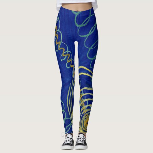Primordial Chaos von Hilma af Klint Leggings (Vorderseite)