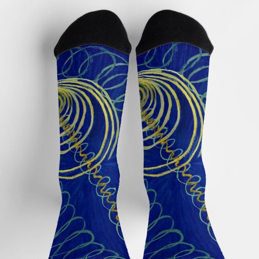 Primordial Chaos von Hilma af Klint Socken (Oben)