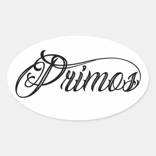 Primos Tattoo Script Sticker (Vorderseite)