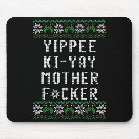 Primotees Uni-adults Black Christmas - Small - Lon Mousepad (Vorne)