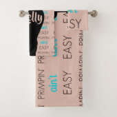 Primpin' Ain't Easy Girly Urban Badetuch Set (Insitu)