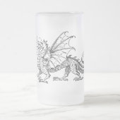 Primping Drache Mattglas Bierglas (Mittel)