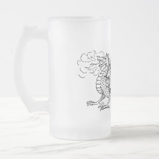 Primping Drache Mattglas Bierglas (Links)