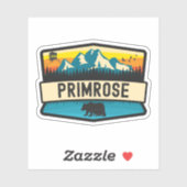 Primrose, Alaska Aufkleber (Blatt)