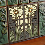 Primrose Art Deco florale Wand Dekoration Jugendst Fliese<br><div class="desc">Willkommen bei CreaTile! Hier finden Sie handgefertigte Fliesen, die ich persönlich gemacht habe und Vintage Keramik und Porzellan Tonziegel, ob gefärbt oder natürlich. Ich habe die Liebe, Fliesen und Keramik Produkte zu entwerfen, in der Hoffnung, Ihnen einen Weg zu geben, Ihre Zuhause in etwas zu verwandeln, das Sie immer wieder...</div>
