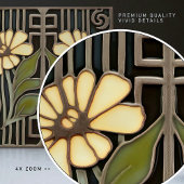 Primrose Art Deco florale Wand Dekoration Jugendst Fliese