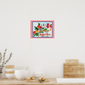 Primrose Blume Vintag Crat Label Art Poster (Küche)