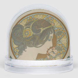 Primrose by Alphonse Mucha Schneekugeln
