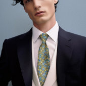 Primrose Cyclamen William Morris Floral Men Krawatte