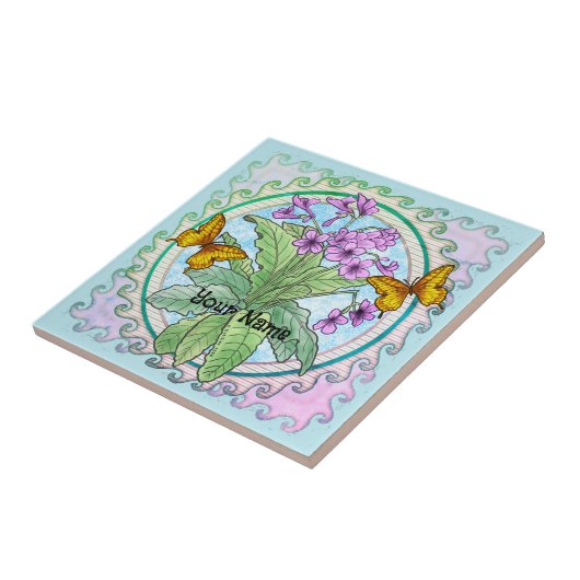 Primrose Flowers Fliese (Seite)