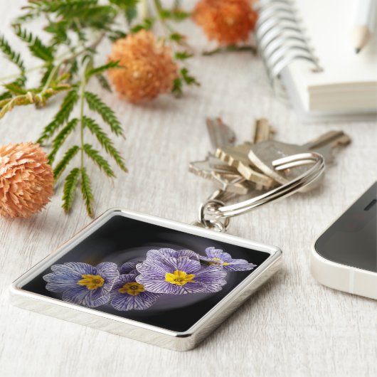 Primrose Flowers Schlüsselanhänger (Seite)