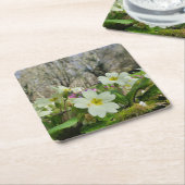 Primrose Paper-Untersetzer Rechteckiger Pappuntersetzer (angewinkelt)