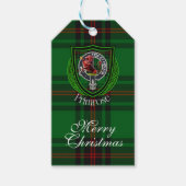 Primrose Scottish Clan Tartan & Crest Geschenkanhänger (Vorderseite)